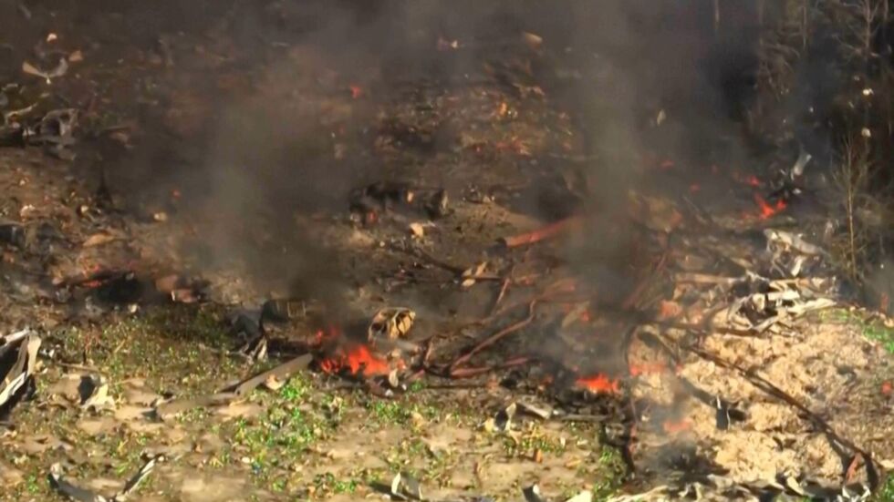 Aufnahmen vom Ort der Explosion zeigen das reinste Trümmerfeld.  Aufnahmen vom Ort der Explosion zeigen das reinste Trümmerfeld.