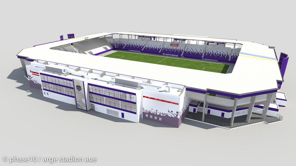 Für das neue Stadion soll auch ein neuer Namens­geber gesucht werden. (Grafik: Landratsamt Erzge­birgs­kreis) Für das neue Stadion soll auch ein neuer Namensgeber gesucht werden. (Grafik: Landratsamt Erzgebirgskreis)