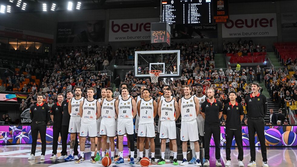 Das deutsche Team mit einigen Veränderungen.