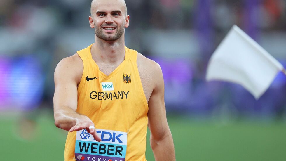 Als Weltjahresbester ein Medaillenkandidat: Julian Weber. Als Weltjahresbester ein Medaillenkandidat: Julian Weber.