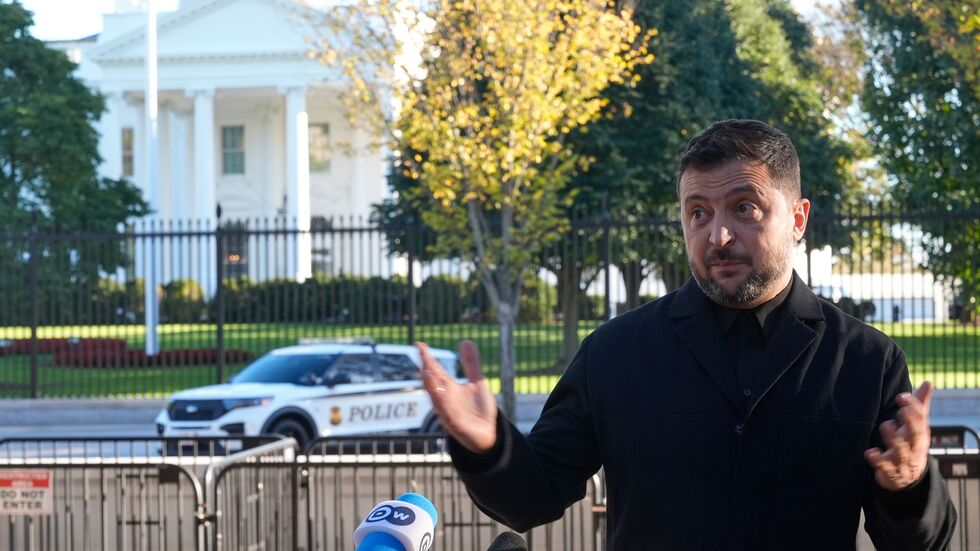 Selenskyj spricht über das Treffen im Weißen Haus - und bleibt vage.  Selenskyj spricht über das Treffen im Weißen Haus - und bleibt vage.