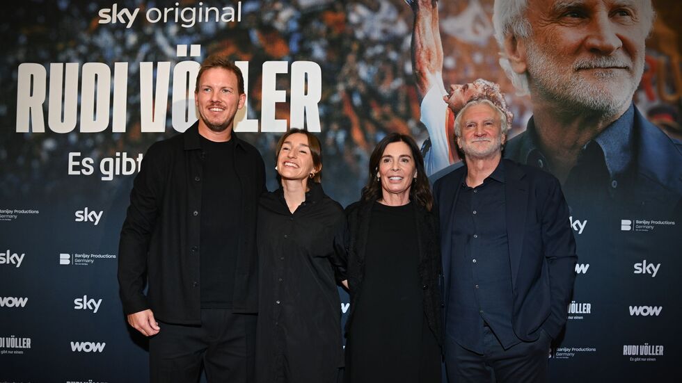 Julian Nagelsmann bei Völlers Filmpremiere. Julian Nagelsmann bei Völlers Filmpremiere.