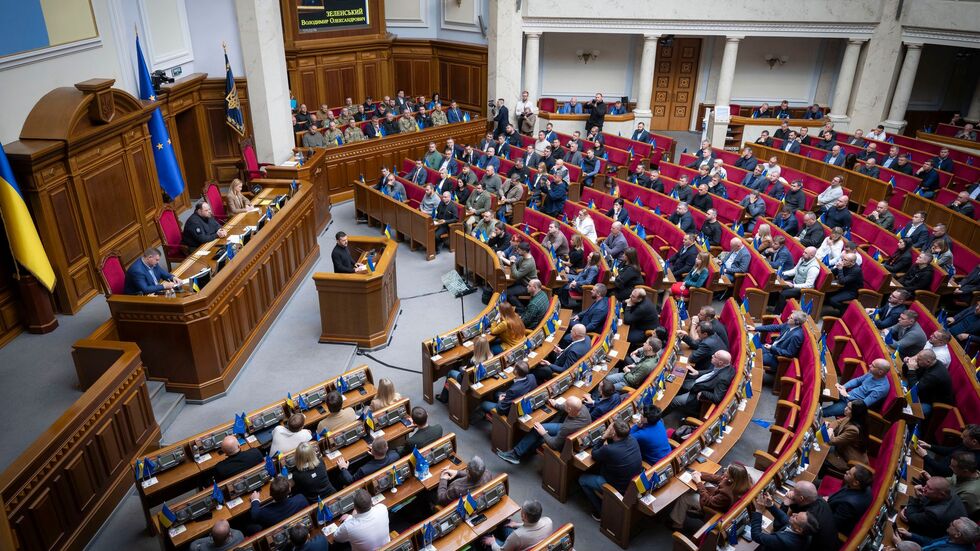 Trotz des laufenden Krieges tagt das ukrainische Parlament weiter. (Archivbild) Trotz des laufenden Krieges tagt das ukrainische Parlament weiter. (Archivbild)