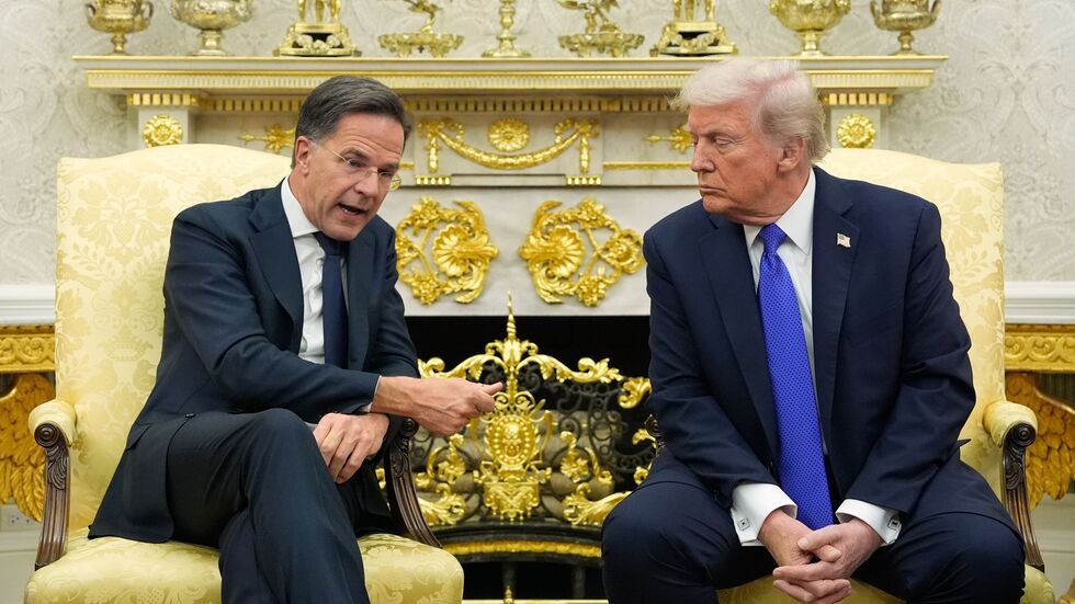 Nato-Chef Rutte besuchte US-Präsident Trump im Weißen Haus. Nato-Chef Rutte besuchte US-Präsident Trump im Weißen Haus.