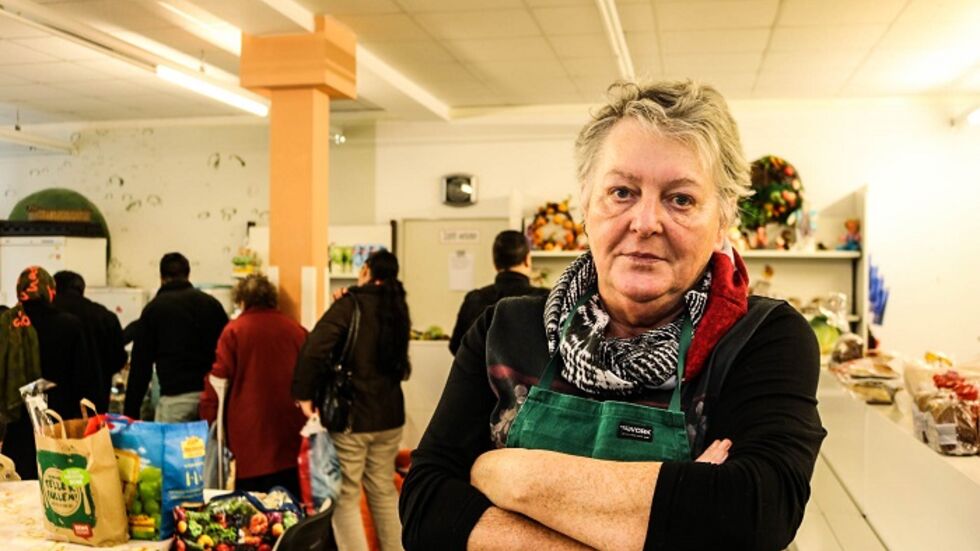 Tafel­chefin Annerose Aurich weiß nicht wohin. Fotos: Frank Vacik