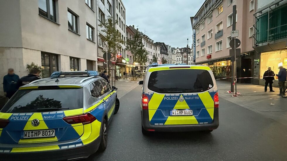 Die Polizei war mit einem Großaufgebot vor Ort.  Die Polizei war mit einem Großaufgebot vor Ort.