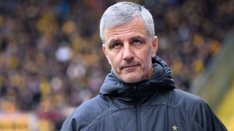 Trainer Jens Härtel bleibt Coach des FC Erzgebirge Aue. Trainer Jens Härtel bleibt Coach des FC Erzgebirge Aue.