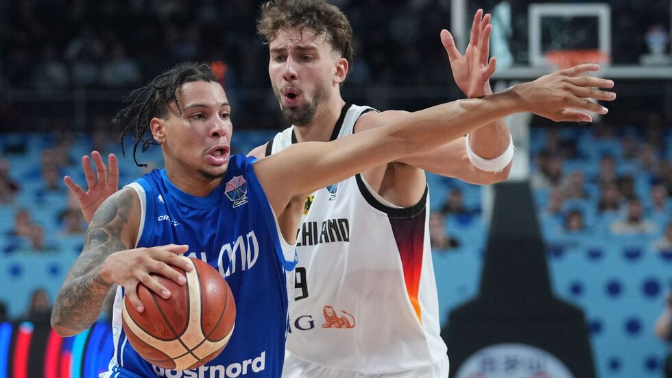 Franz Wagner und die deutschen Basketballer stehen im EM-Finale. Franz Wagner und die deutschen Basketballer stehen im EM-Finale.
