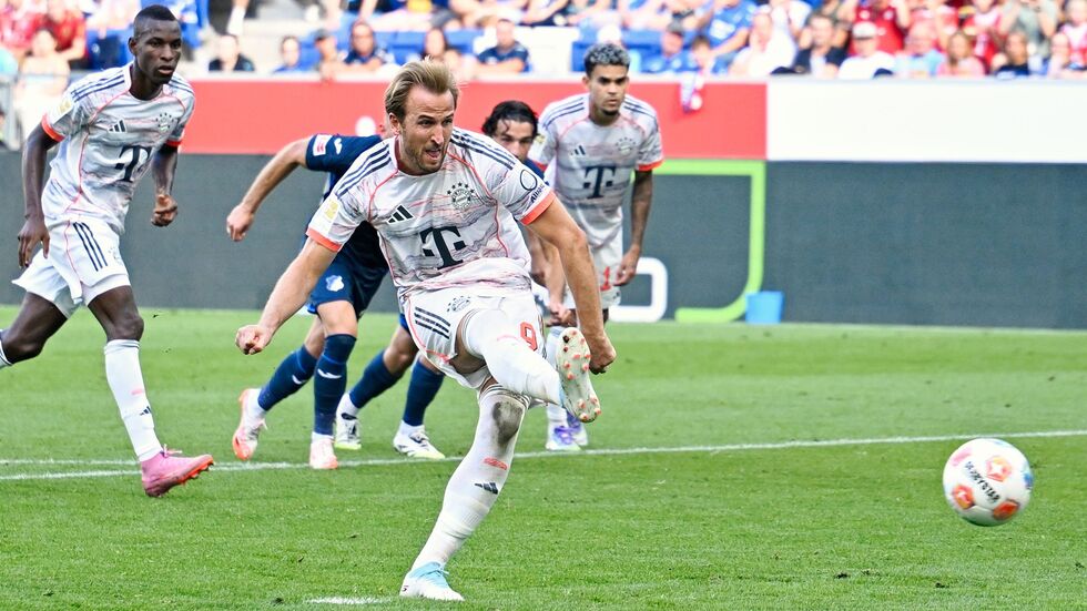 Harry Kane war nicht nur vom Punkt treffsicher. Harry Kane war nicht nur vom Punkt treffsicher.