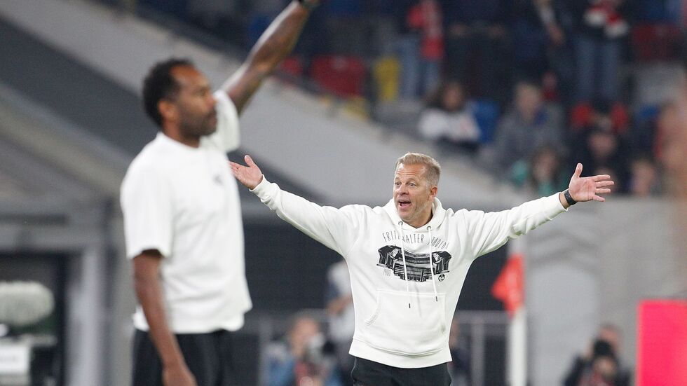 Markus Anfang (r) wird bei Fortuna Düsseldorf Nachfolger von Daniel Thioune. (Archivbild)   Markus Anfang (r) wird bei Fortuna Düsseldorf Nachfolger von Daniel Thioune. (Archivbild)