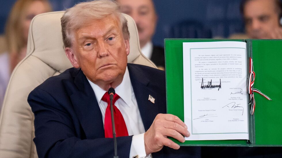 US-Präsident Trump zeigt ein gewisses Verständnis dafür, dass die Hamas im Gazastreifen Gegner hinrichtet. (Archivbild) US-Präsident Trump zeigt ein gewisses Verständnis dafür, dass die Hamas im Gazastreifen Gegner hinrichtet. (Archivbild)
