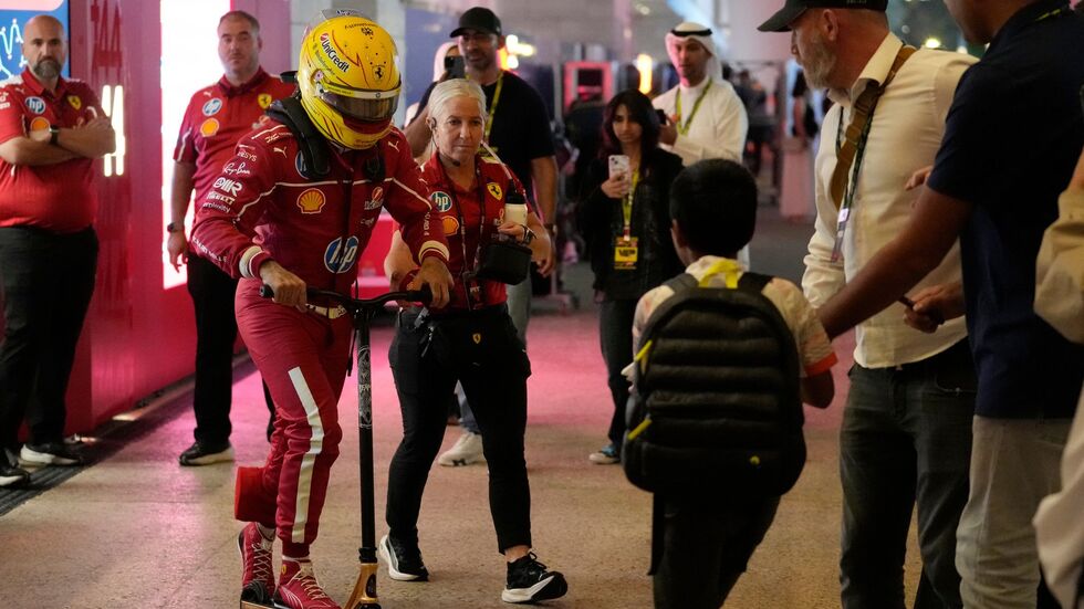 Nur noch ein Desaster: Lewis Hamilton und Ferrari.