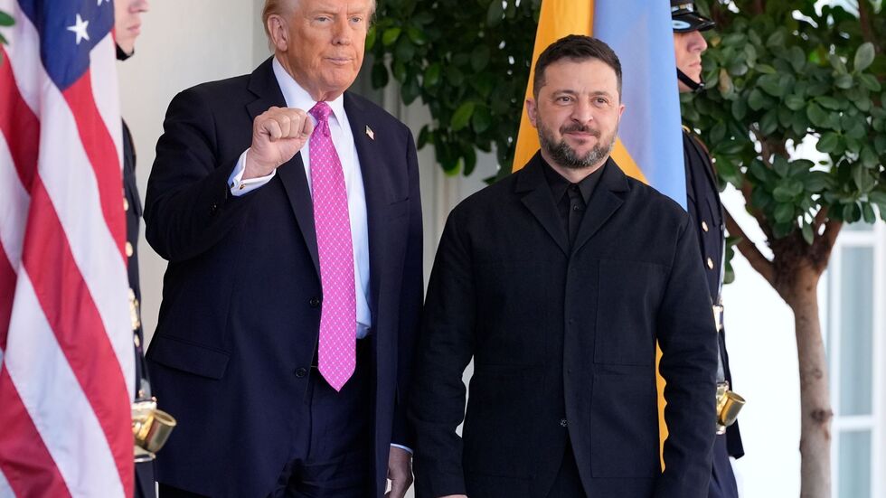 Trump und Selenskyj trafen sich im Weißen Haus.  Trump und Selenskyj trafen sich im Weißen Haus.
