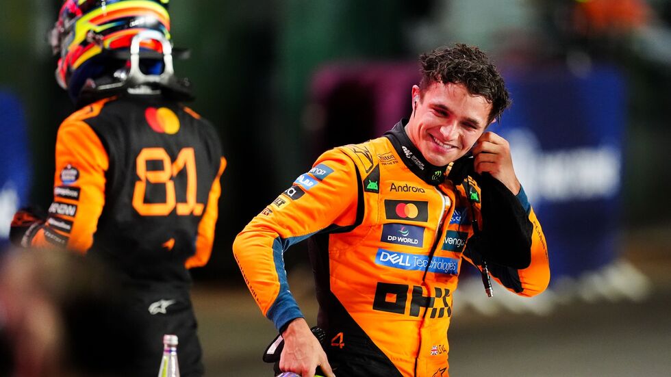 Hat Lando Norris nach dem Rennen in Katar auch gut lachen?