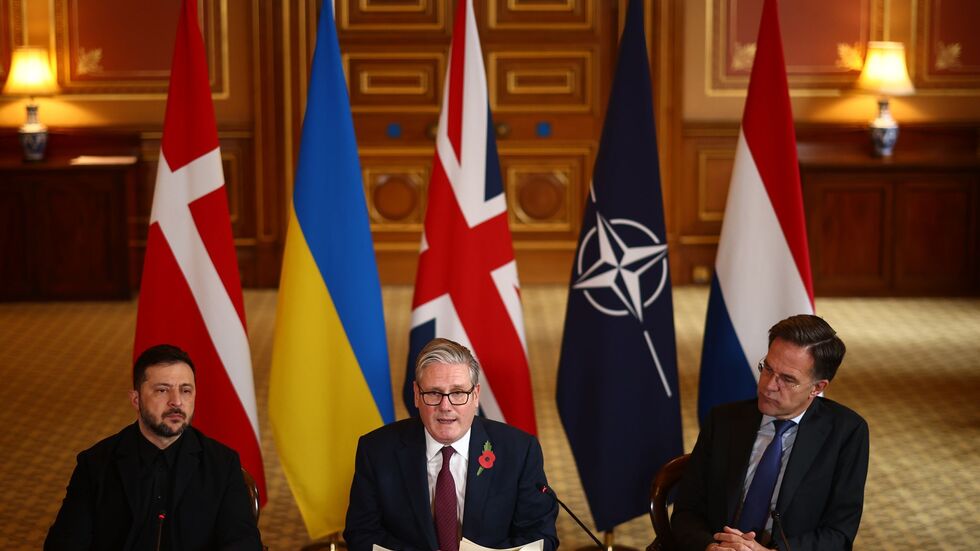 Bei dem Treffen in London ging es auch darum, wie die Ukraine durch den erwarteten schweren Kriegswinter kommen kann. Bei dem Treffen in London ging es auch darum, wie die Ukraine durch den erwarteten schweren Kriegswinter kommen kann.
