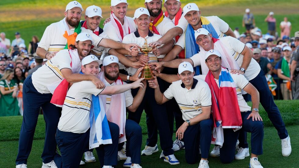 Europa gelang die Titelverteidigung im Ryder Cup. Europa gelang die Titelverteidigung im Ryder Cup.