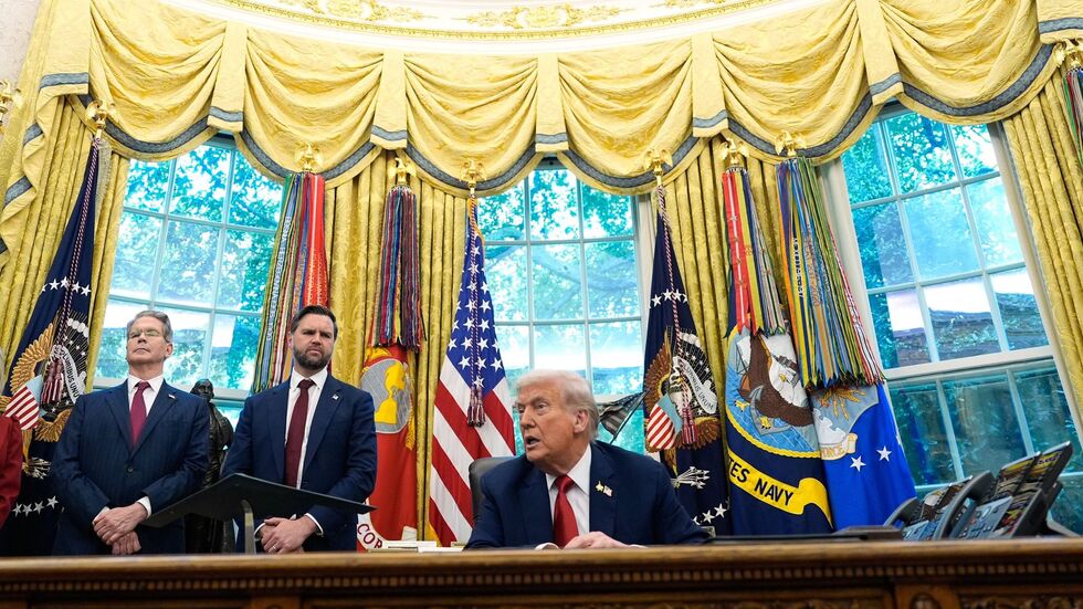 Donald Trump hat sich zur Fußball-WM 2026 geäußert. Donald Trump hat sich zur Fußball-WM 2026 geäußert.