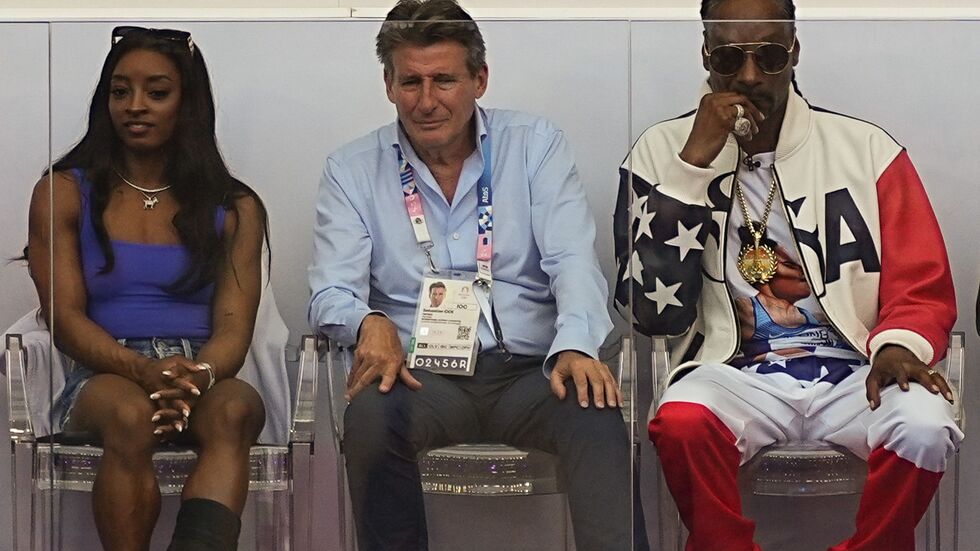 Snoop Dogg (r) besuchte viele Veranstaltungen.  Snoop Dogg (r) besuchte viele Veranstaltungen.