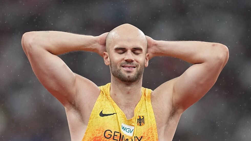 Julian Weber geht wieder einmal bei einer WM leer aus.  Julian Weber geht wieder einmal bei einer WM leer aus.