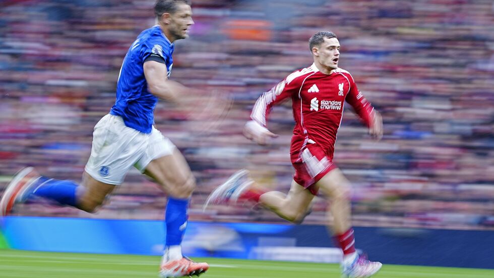 Bei Liverpool 2:1-Sieg gegen den FC Everton wurde Florian Wirtz erst nach einer Stunde eingewechselt. Bei Liverpool 2:1-Sieg gegen den FC Everton wurde Florian Wirtz erst nach einer Stunde eingewechselt.