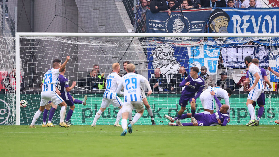 Der Siegtreffer für Hansa Rostock