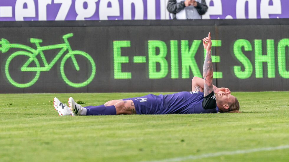 Marvin Stefaniak, Torschütze zum 1:0