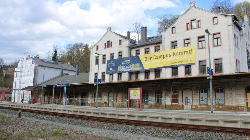 Am Unteren Bahnhof in Annaberg entsteht ein Bahncampus. Am Unteren Bahnhof in Annaberg entsteht ein Bahncampus.