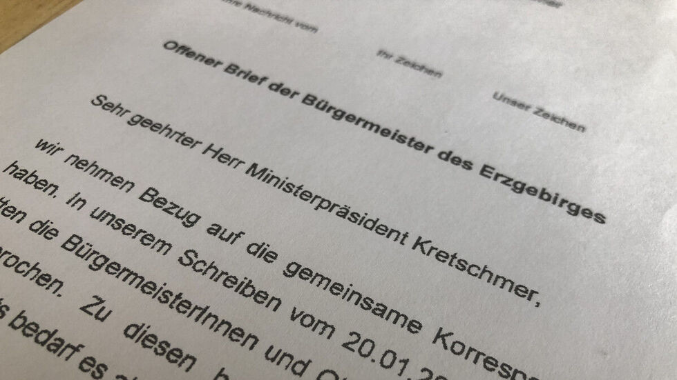 In 17 Seiten appellieren die Bürgermeister an den Ministerpräsidenten.