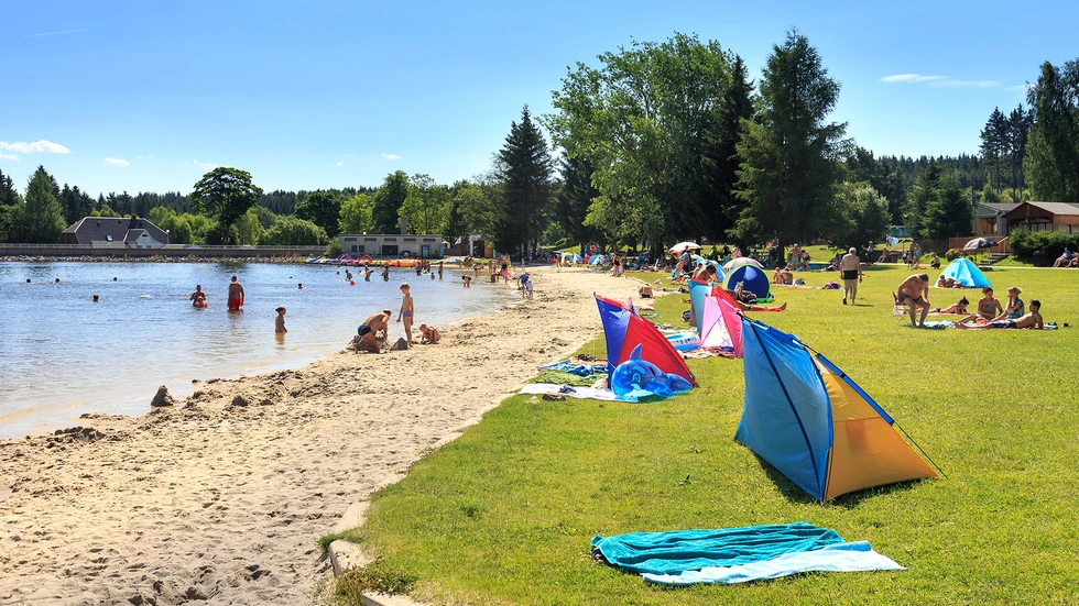Ein Campingpark im Erzgebirge (Foto: Campingpark Greifensteine) Ein Campingpark im Erzgebirge (Foto: Campingpark Greifensteine)