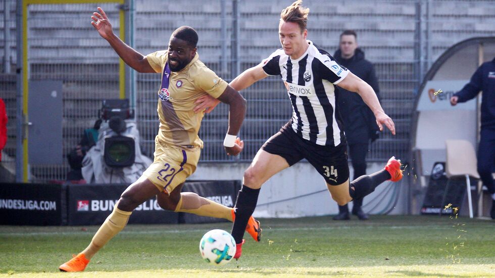 Erzgebirge Aue hat in Sandhausen 1:1 gespielt (Foto: imago/Eibner)