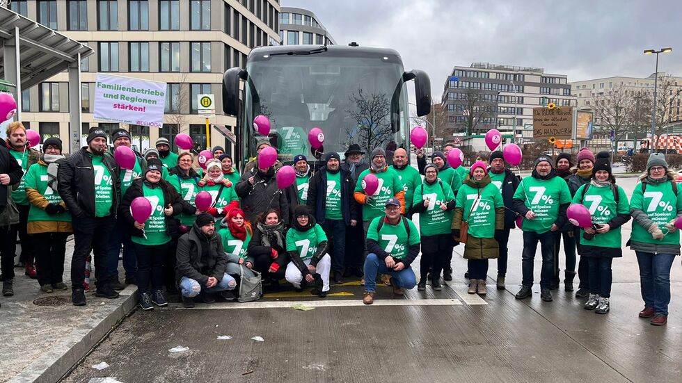 Abordnung des Dehoga Sachsen in Berlin. Abordnung des Dehoga Sachsen in Berlin.