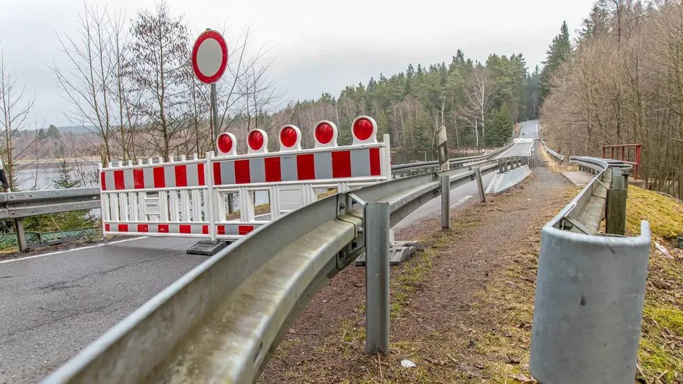 Die S222 ist seit Donnerstagnachmittag voll gesperrt. 