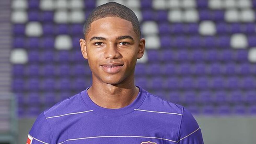 Der Spieler im Stadion