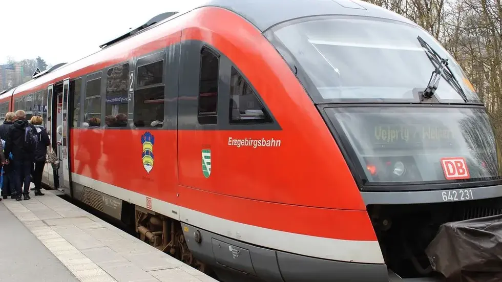 Zug der Erzgebirgsbahn Zug der Erzgebirgsbahn