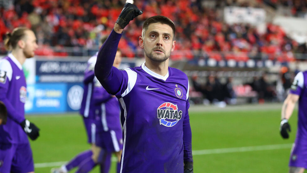 Dimitrij Nazarov erzielte für die Veilchen das 1:0 gegen Zwickau.