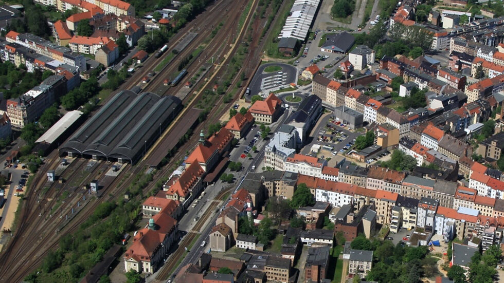 Luftbild vom Görlitzer Bahnhof (Foto: Stadtverwaltung Görlitz) Luftbild vom Görlitzer Bahnhof (Foto: Stadtverwaltung Görlitz)