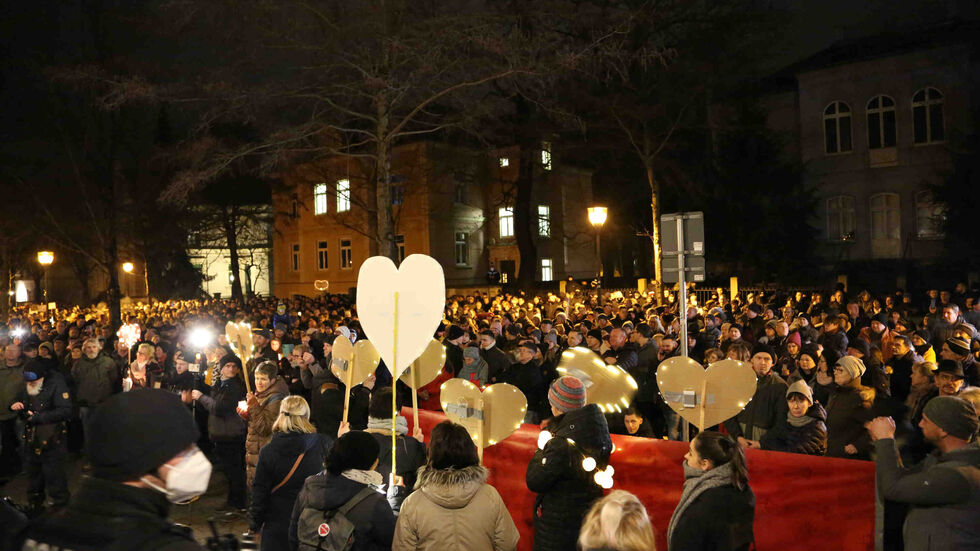 Vor dem Landratsamt in Bautzen Vor dem Landratsamt in Bautzen
