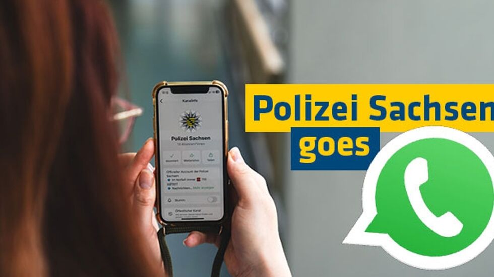Polizei Sachsen startet WhatsAppKanal Radio Erzgebirge