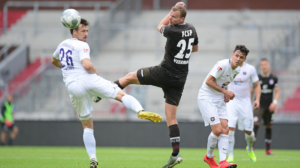 Die Veilchen verlieren mit 1:2 am Millerntor.