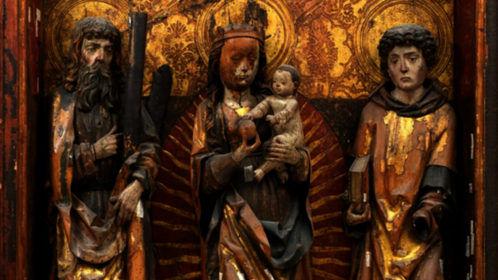 Für dieses Altarretabel aus Dorfschellenberg bittet das Museum um Spenden.