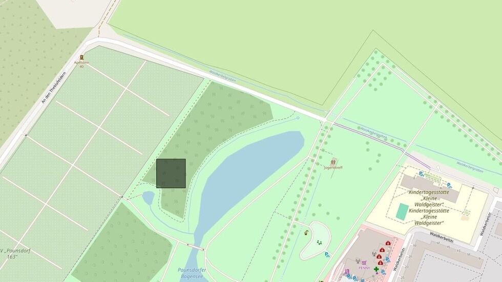 Hier soll es passiert sein: eine Karte vom Tatort. Hier soll es passiert sein: eine Karte vom Tatort.