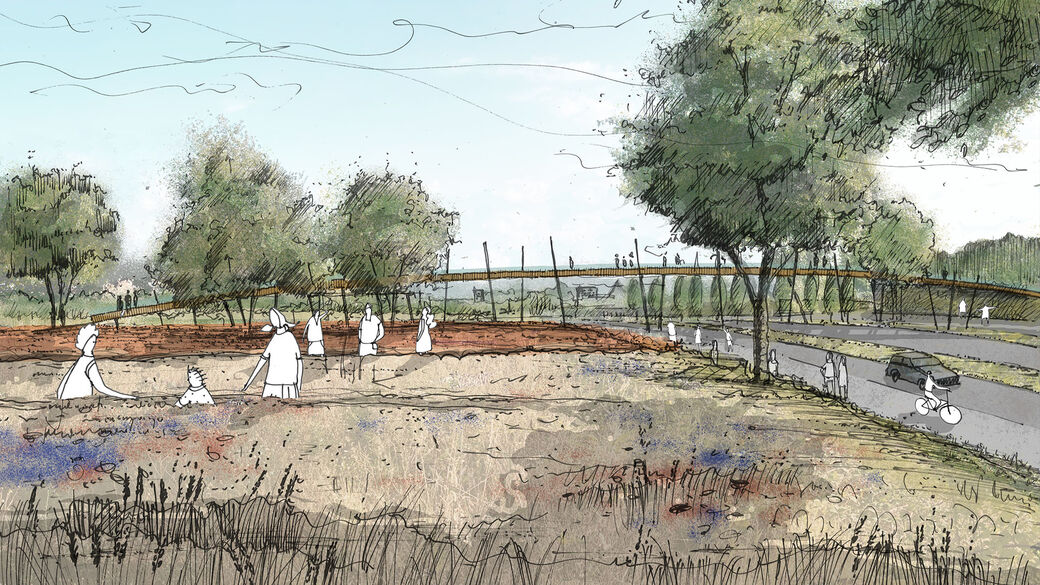 Perspektive Südpark Brücke