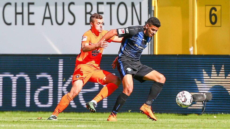 Erzgebirge Aue verliert in Paderborn mit 0:1.