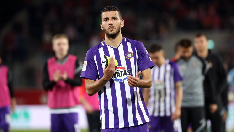 Erzgebirge Aue muss für drei Spiele auf Mittelfeldspieler Soufiane Messeguem. 