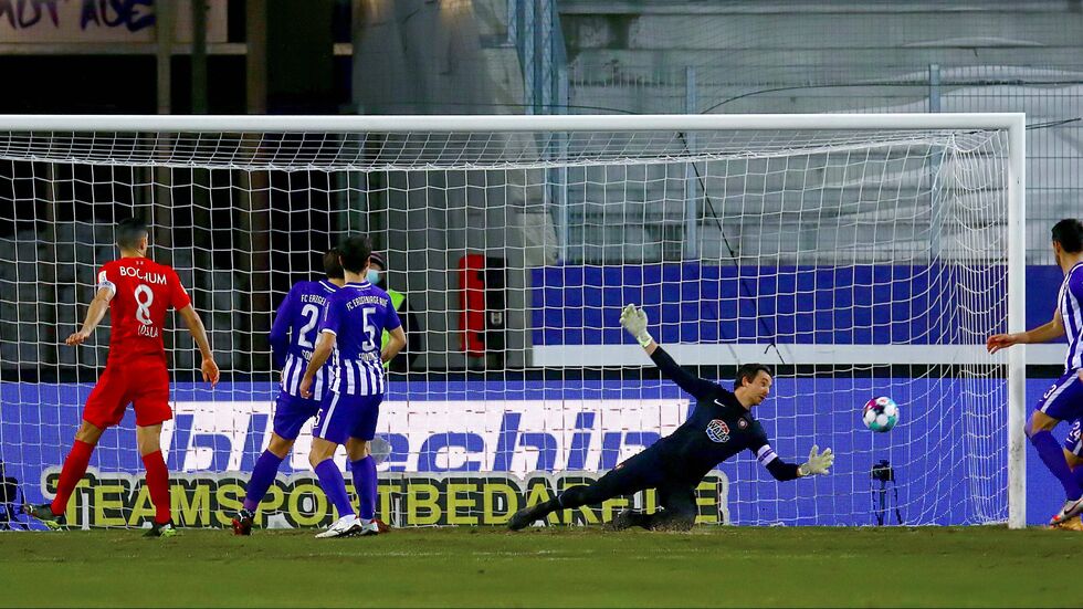Martin Männel hielt im Rekordspiel seinen Kasten sauber 