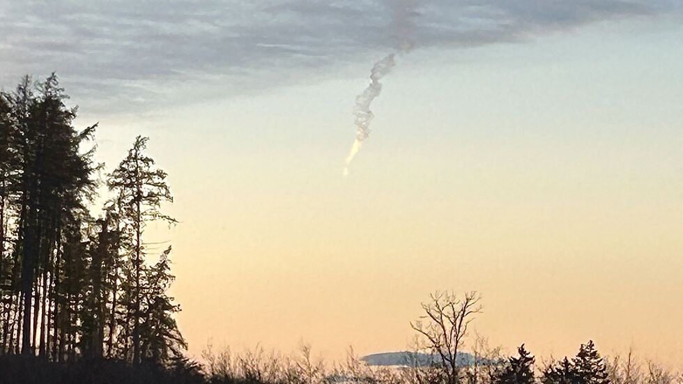 Wo genau das unbekannte Objekt zu Boden ging, ist unklar.