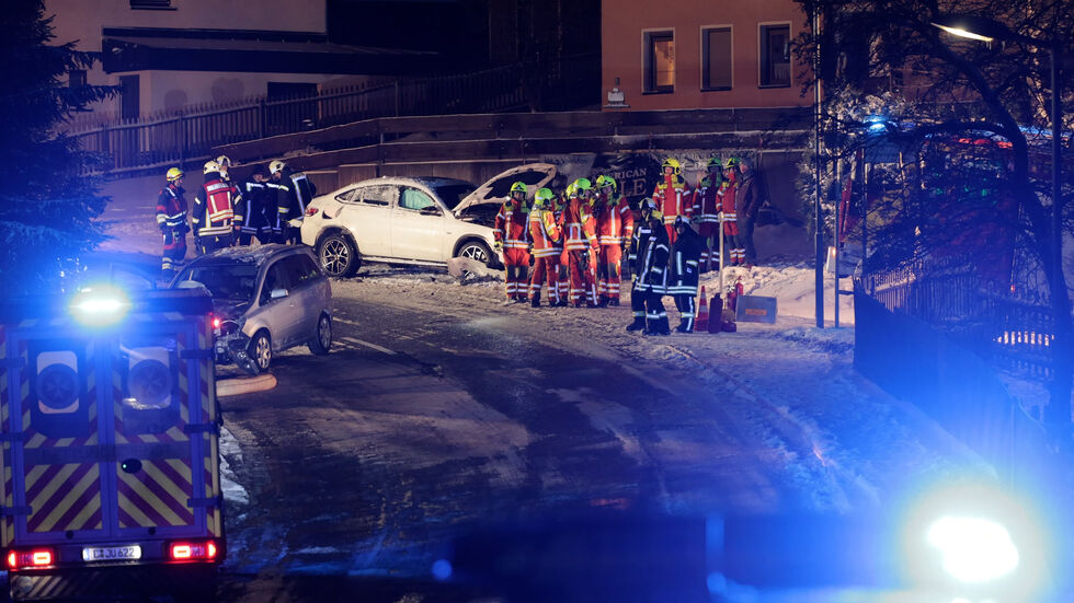 An der Unfallstelle.