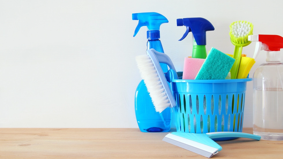 Putzeimer, Putzmittel