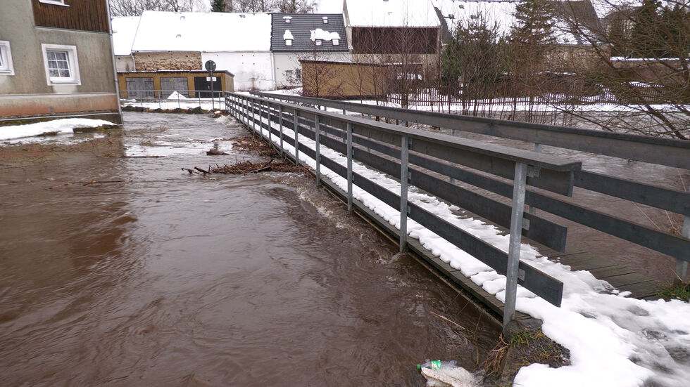 Hochwasser in Tannenberg