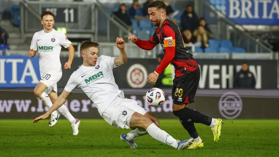 Aue kehrt ohne Punkte zurück aus Wiesbaden.